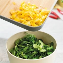 bamboe snijplank met opstaande rand