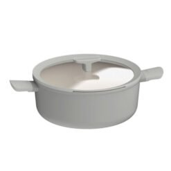Kookpan met deksel antikleef Leo Balance Moonmist 28 x14 cm