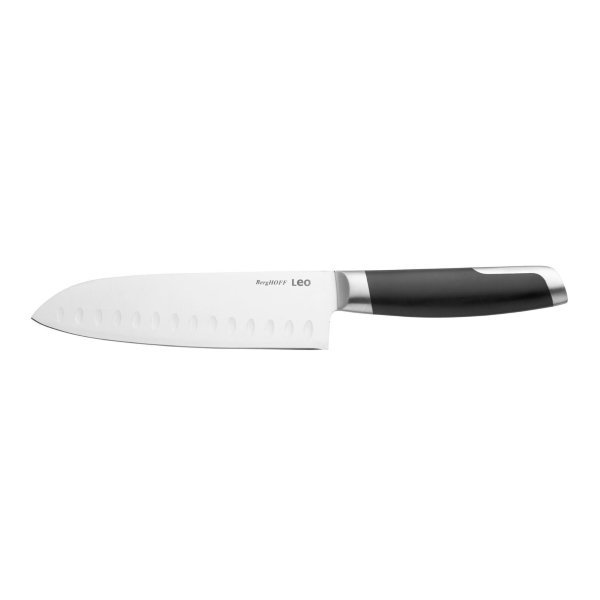 Santoku mes 17,5 cm Leo line Graphite