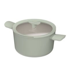 LEO Kookpot antikleef met deksel Balance Sage 24x14cm